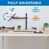 Mount-It! Laptop Desk Mount | Full Motion Laptop Arm with Vented Tray | Clamp and Grommet Base | Laptop Tray Works with Screens Up to 17" Inches - 4 of 4