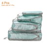 Unique Bargains Compression Packing Cube Expandable Storage Travel Luggage Organizer 4 Pcs - 3 of 3