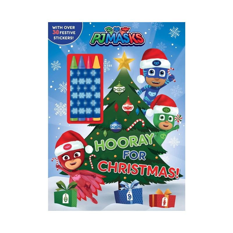 PJ Masks: Hooray for Christmas! - (Coloring & Activity with Crayons) by  Editors of Studio Fun International (Paperback), 1 of 6