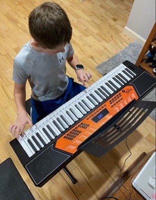 RockJam 61 Key Keyboard Piano With Touch Display Kit, Keyboard Stand, Piano  Bench, Simply Piano App & Keynote Stickers for Sale in Miramar, FL - OfferUp