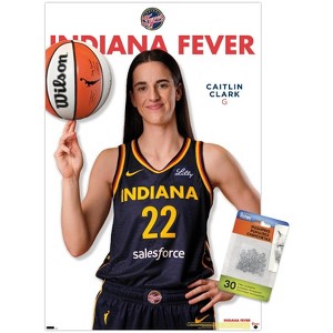 Trends International WNBA Indiana Fever - Caitlin Clark Feature Series 24 Unframed Wall Poster Prints - 1 of 4