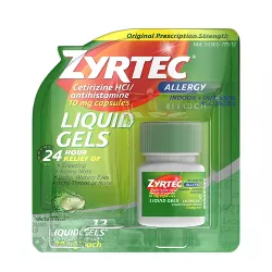 Zyrtec 24 Hour Allergy Relief Capsules - Cetirizine HCl