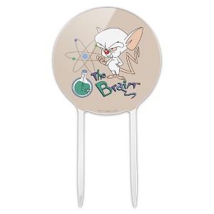 Pinky and the Brain The Brain Acrylic Cake Topper - 1 of 4