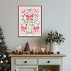 Amanti Art Christmas Bows by Rachel Lee 3 Birdies Studio Canvas Art Framed - 4 of 4