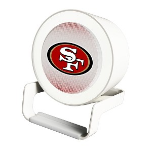 Keyscaper San Francisco 49ers Linen Night Light Charger and Bluetooth Speaker - 1 of 3