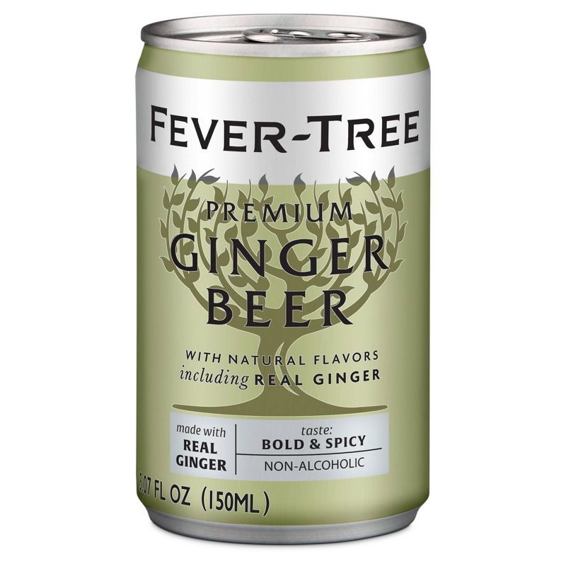 Fever-Tree Ginger Beer- 8pk/150ml Cans, 3 of 6