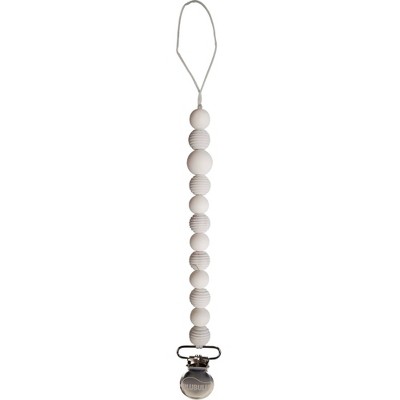 Ulubulu Silicone Teether & Pacifier Clip - Marble White