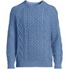 Lands' End Men's Cotton Blend Aran Cable Crew Neck Sweater - 3 of 3