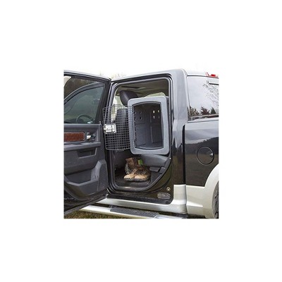 Dakota Large Dark Granite Polyethylene Dog Kennel with Ventilation
