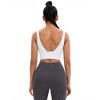 INSPIRE CHIC 2 Pcs Women's Full Coverage Deep V-Back Workout Fixed Cup Comfort Sports Bras - 2 of 4