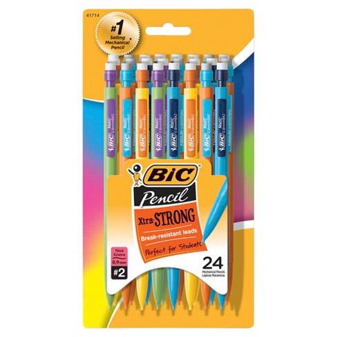Kids Coloring Pencils, 0.7 mm, Assorted Lead and Barrel Colors, 24
