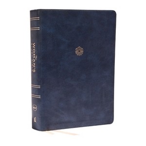 The Nkjv, Woman's Study Bible, Leathersoft, Blue, Full-Color, Indexed - by  Thomas Nelson (Leather Bound) - 1 of 1