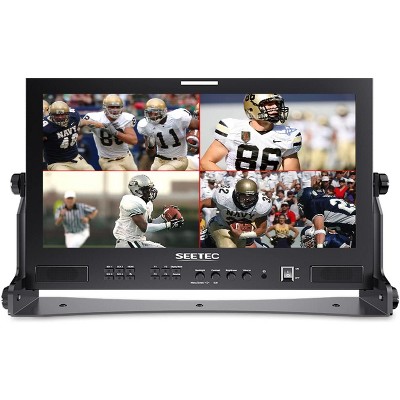 SEETEC ATEM173S 17.3 inch Multi-Camera Broadcast Monitor 4x3G-SDI in/Out HDMI Full HD 1920x1080