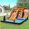 Costway Inflatable Waterslide 4-in-1 Kids Bounce Castle W/ Splash Pool（Without Blower） - 2 of 4