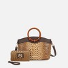 MKF Collection Phoebe Tote Women’s Faux Crocodile-Embossed Vegan Leather with Wristlet Wallet Bag by Mia K - 2 of 4