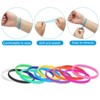 Unique Bargains Blank Stretch Sports Silicone Bracelets for Sports Team Games 6 Pcs - 4 of 4