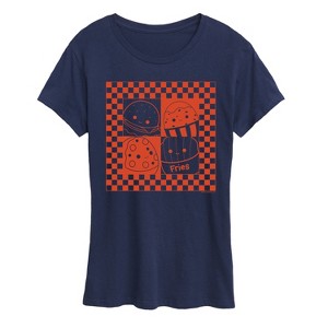 Women's - Squishmallows - Fast Food Grid Short Sleeve Graphic T-Shirt - 1 of 4