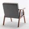 CAVINAS Accent Chair Comfy Chair Lounge Chair with Microfiber Upholstery and Solid Wood Frame for Living Room, Bedroom - 4 of 4