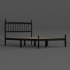FUFU&GAGA Solid Wood Classic Bed Frame High Load - bearing Even Support - 4 of 4