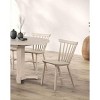 PAGED 2pc Dining Chairs, Mid-Century Modern Dining Room Chairs with Spindle Back, Kitchen Chairs for Dining Room - 4 of 4