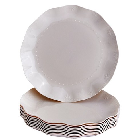 Silver Spoons Heavy Duty Disposable Plates - Paper Plates