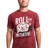 Dungeons & Dragons Roll For Initiative Men's Maroon Mineral Wash Crew Neck Short Sleeve T-shirt - 4 of 4