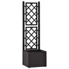 vidaXL Raised Bed Mocha Plastic Large Planters Garden Raised Bed - 2 of 4