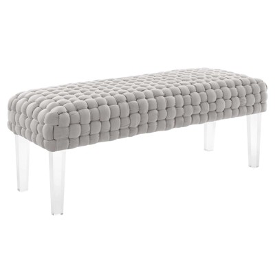 Modway Prologue Woven Performance Velvet Ottoman