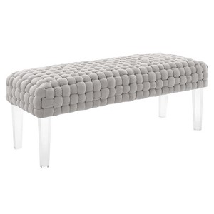 Modway Prologue Woven Performance Velvet Ottoman - 1 of 4
