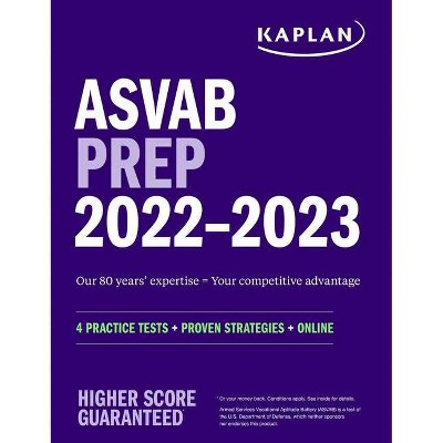 ASVAB Prep 2022-2023 - (Kaplan Test Prep) by  Kaplan Test Prep (Paperback)