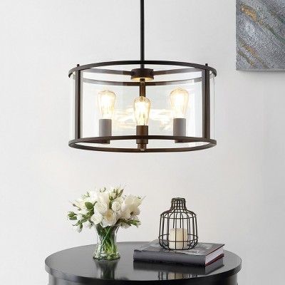 Luminous Globe 4-Light LED Pendant with Clear Glass Shade