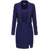 EXLURA Women's Professional Business Lightweight Blazer Dress Suit Sets 2 Piece Work Office Fashion Outfits - 2 of 4