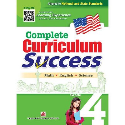 Complete Curriculum Success Grade 4 - Learning Workbook for Fourth Grade Students - English, Math and Science Activities Children Book - (Paperback)