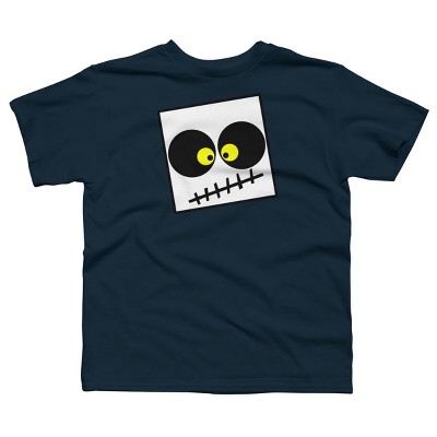 Boy's Design By Humans Square Skull By LonaMisa T-Shirt