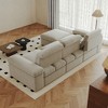 GDFStudio Lismore Modern Minimalist 4 Seater Sectional Sofa with Adjustable Backrest and Storage - 4 of 4
