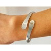Hollywood Sensation Wave Bracelet, Engraved Best wave of your life's out there - 3 of 4