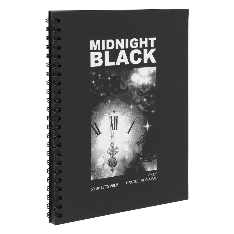Creative Mark Midnight Black 9x12" in Opaque Media Pad (50 Sheets) Creative Mark, Black, 1 of 7