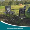 Bliss Hammocks 24 Volt Heated Directors Seat Steel Camping Chair - 3 of 4