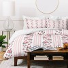 Deny Designs Lisa Argyropoulos Vintage Floral Striped Pink Duvet and Sham Set - 3 of 4