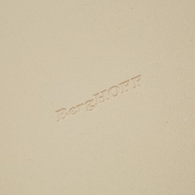 Large Beige Cordierite Pizza Set with Stainless Steel Cutter and Grater