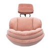 NicBex Modern Accent chair with Ottoman,Velvet Living Room Chair with Metal Legs for Bedroom/Office/Game Room - 4 of 4