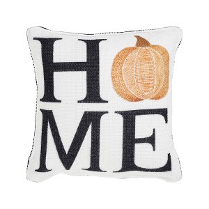 Check Home Pumpkin Pillow 6x6 - 1 of 4