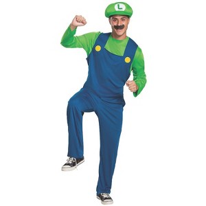 Disguise Mens Super Mario Bros. Classic Luigi - 1 of 3