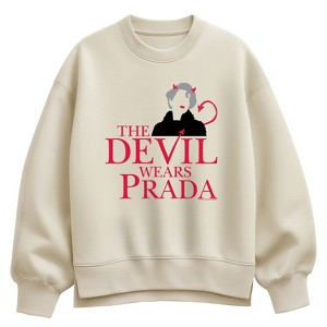 Women's - The Devil Wears Prada - Logo Oversized Fleece Crew