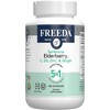 Freeda Elderberry Immune Support Capsules with Vitamin C, D3, Zinc & Ginger – 5-in-1 Herbal Formula – 120 Count, Gluten Free, Made in USA - 4 of 4