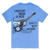 Mens Busch Light Country Music and Beer Front and Back Print T-Shirt - 3 of 4