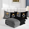 Acoinel Crown Couple Bedding Comforter Bedding Set with 1 Quilt 2 Pillowcases, for Valentine's Day Wedding Gifts - 2 of 4