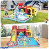 KRISRATE Inflatable Bounce House Water Slide 14.6FT x11.5FT with Pool, Jump Area, Water Slide, Climbing Wall,2 Water Toy Blasters & 620W Blower Indoor - 3 of 4
