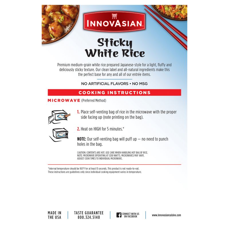 InnovAsian Frozen Sticky White Rice - 18oz, 4 of 10