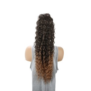 Unique Bargains Women's Latin American curly ponytail long hair Hair Extensions High Temperature Fiber 22IN 1 Pc - 1 of 4